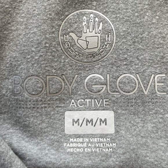 Body Glove 1/4 Zip Shirt Mens Medium Gray Athletic Pullover Activewear - Picture 8 of 9